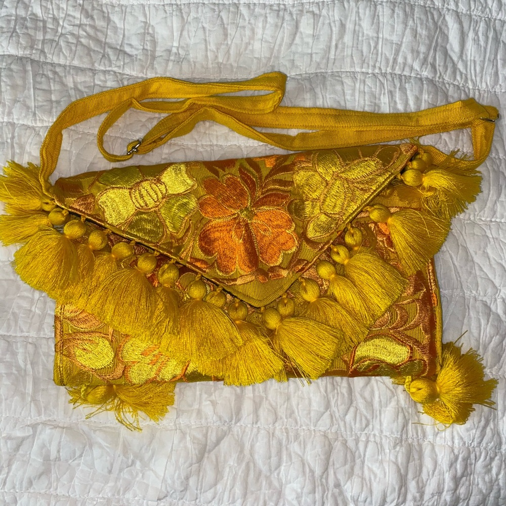 NWOT Handmade floral purse - Picture 4 of 6